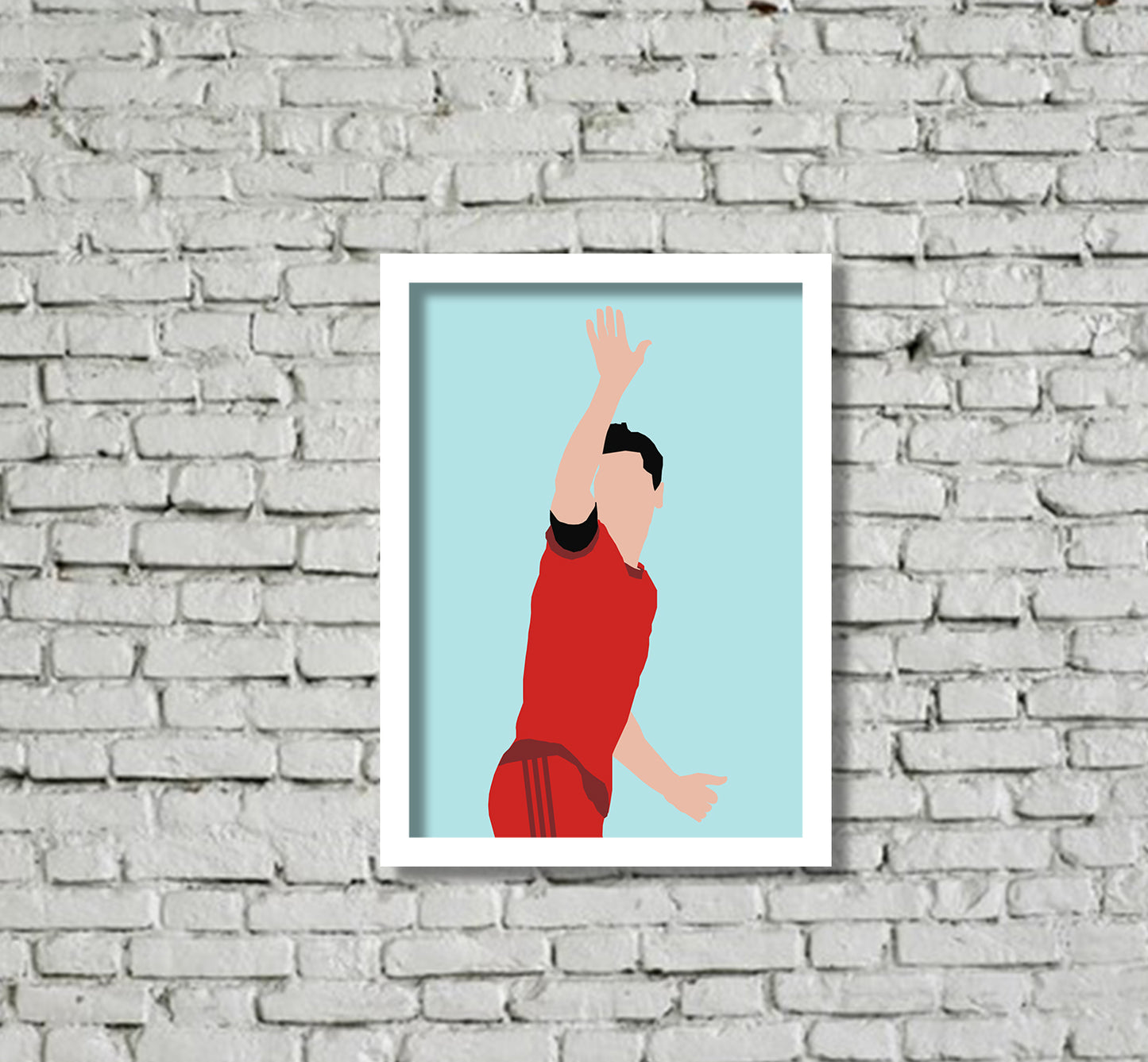 "5 Tore" - Bild mit Rahmen (10cm x 15cm)