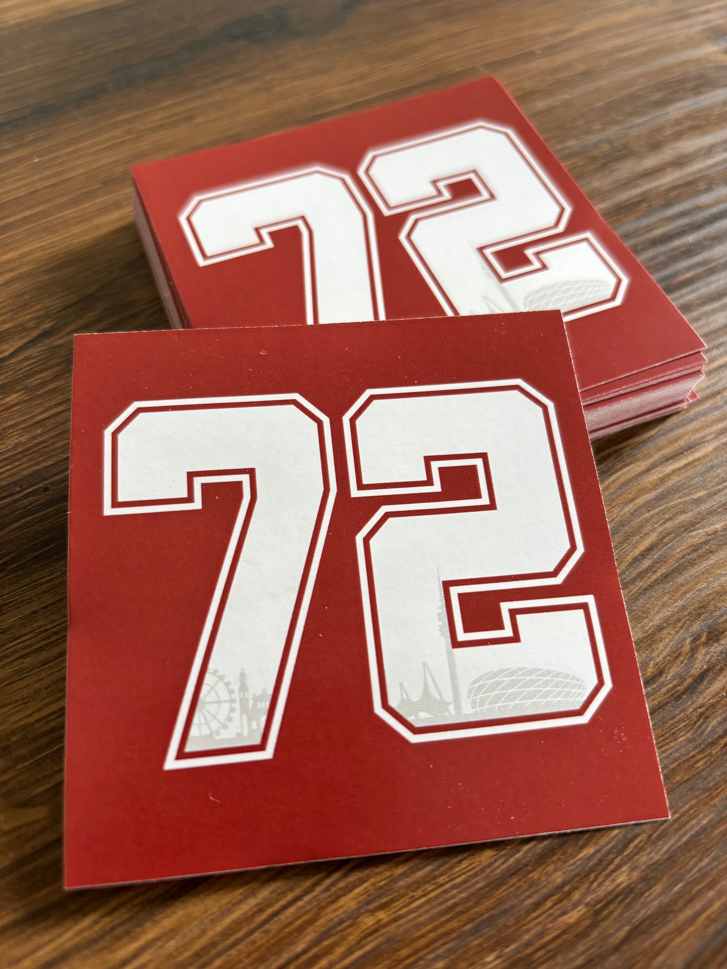 Aufkleber „72 Skyline“ (8cm x 8cm)