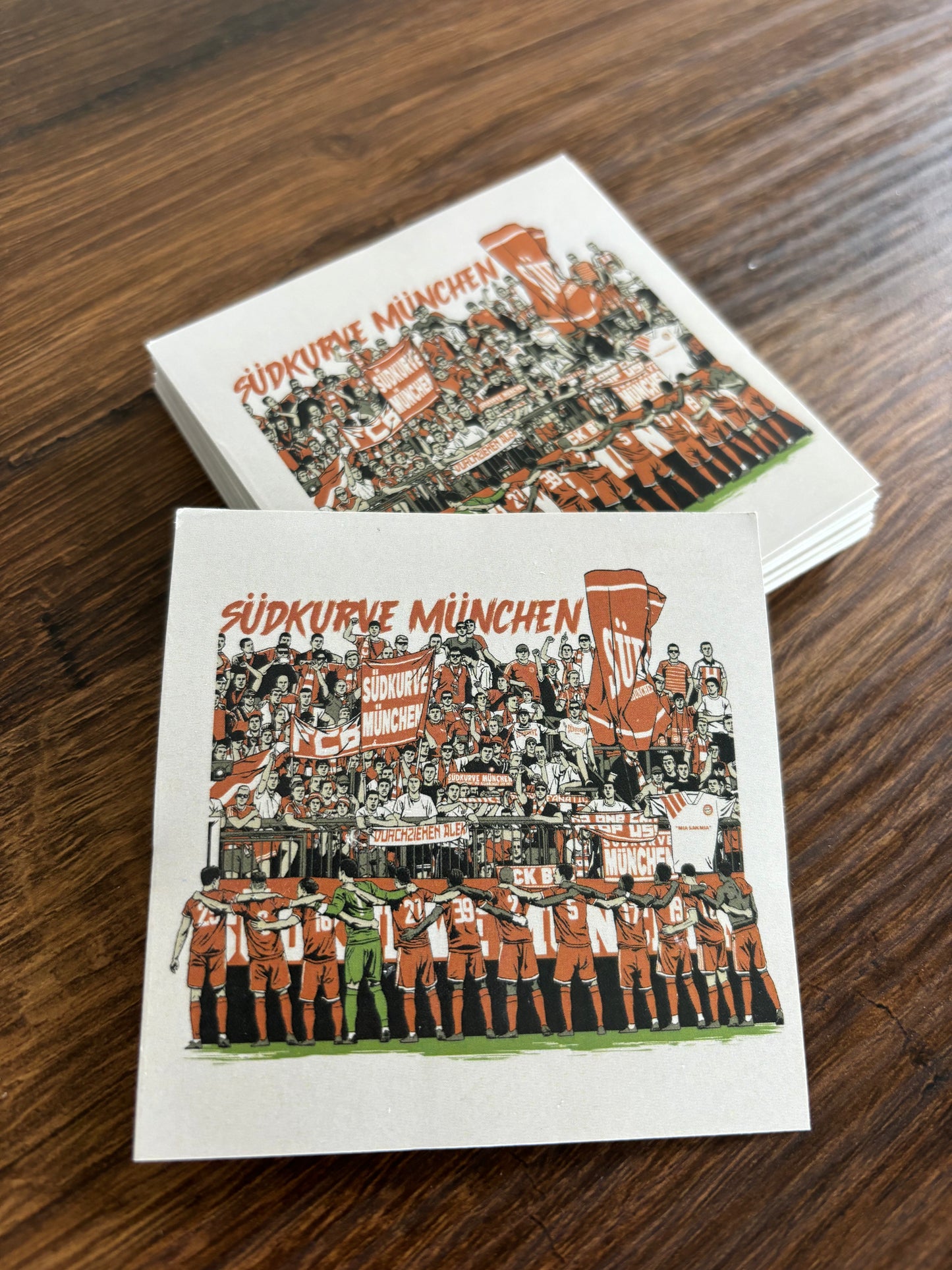 Aufkleber „Fankurve“ (8cm x 8cm)