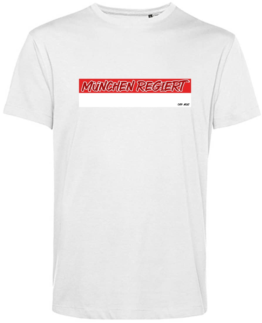 T-Shirt „München regiert (Streifen)“