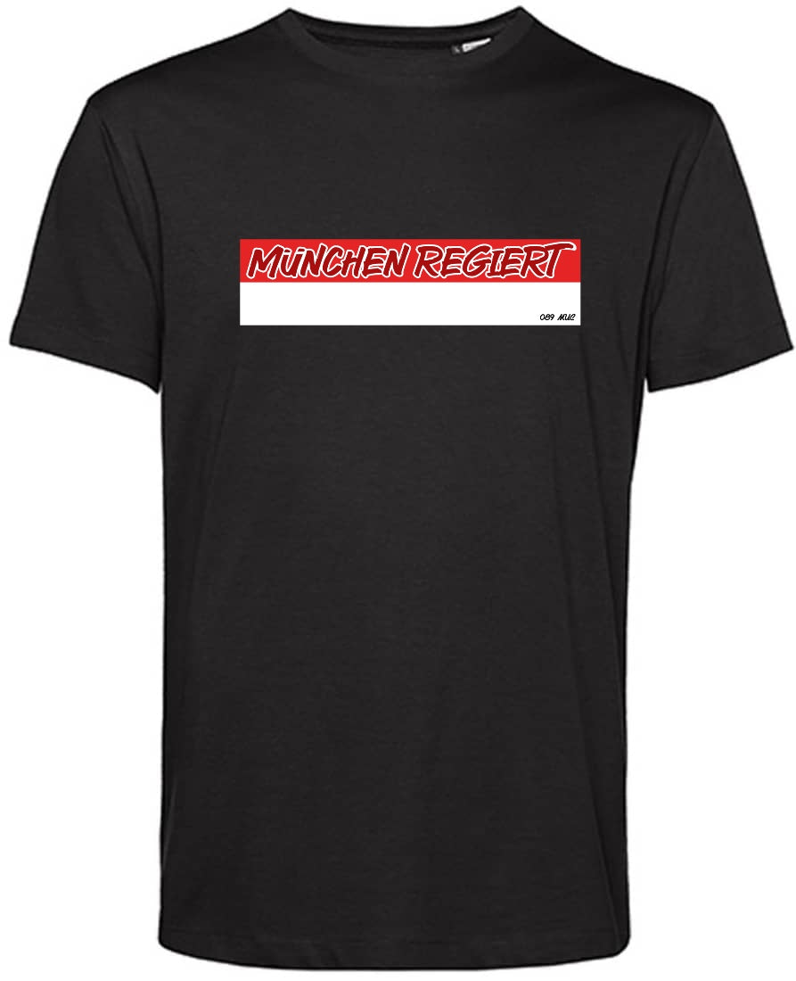 T-Shirt „München regiert (Streifen)“