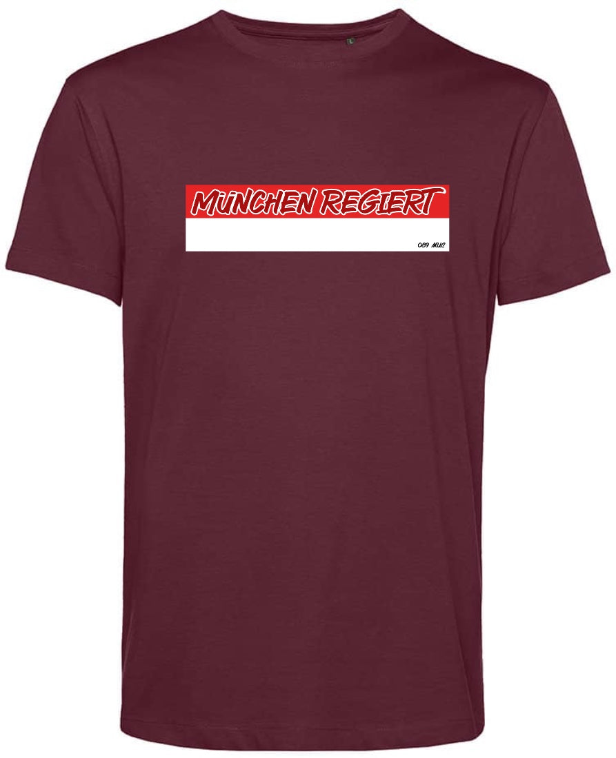 T-Shirt „München regiert (Streifen)“