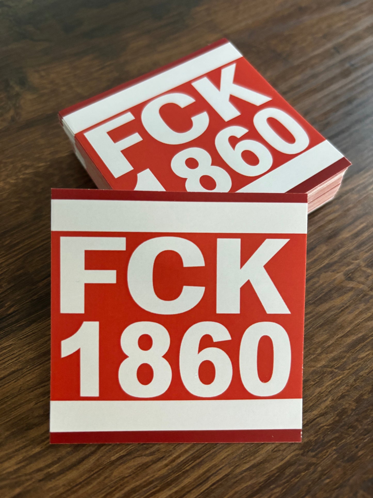 Aufkleber "FCK 1860" (7cm x 7cm)