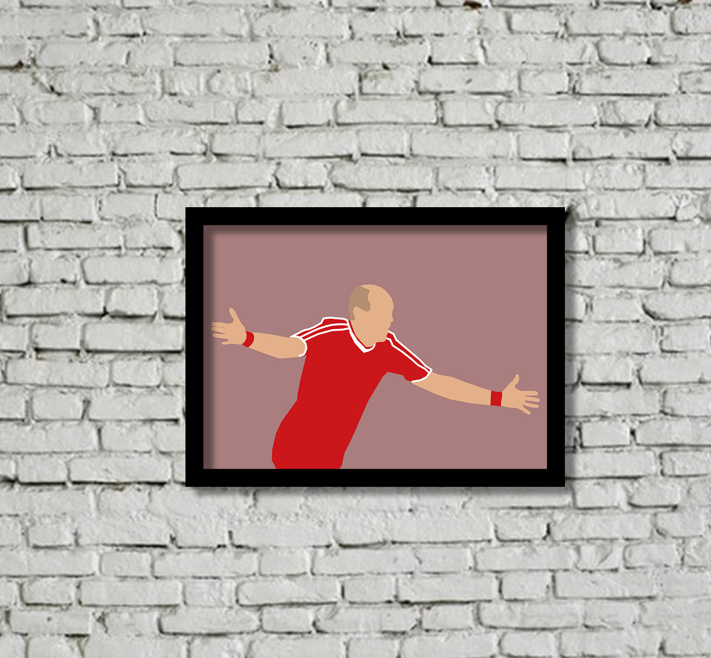 "Wembley" - Bild mit Rahmen (10cm x 15cm)