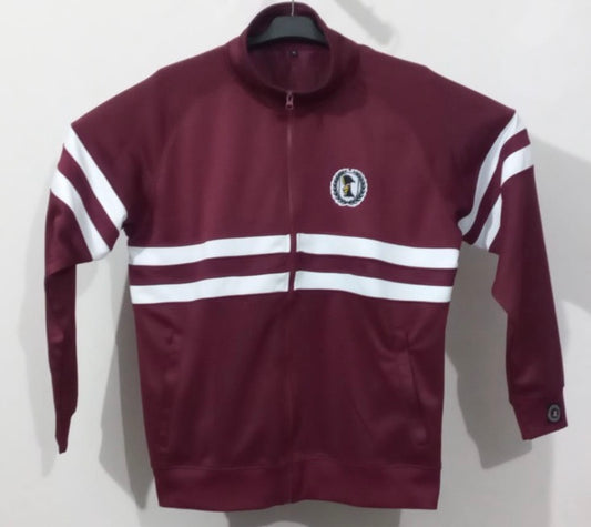 Trainigsjacke Bordeaux/White
