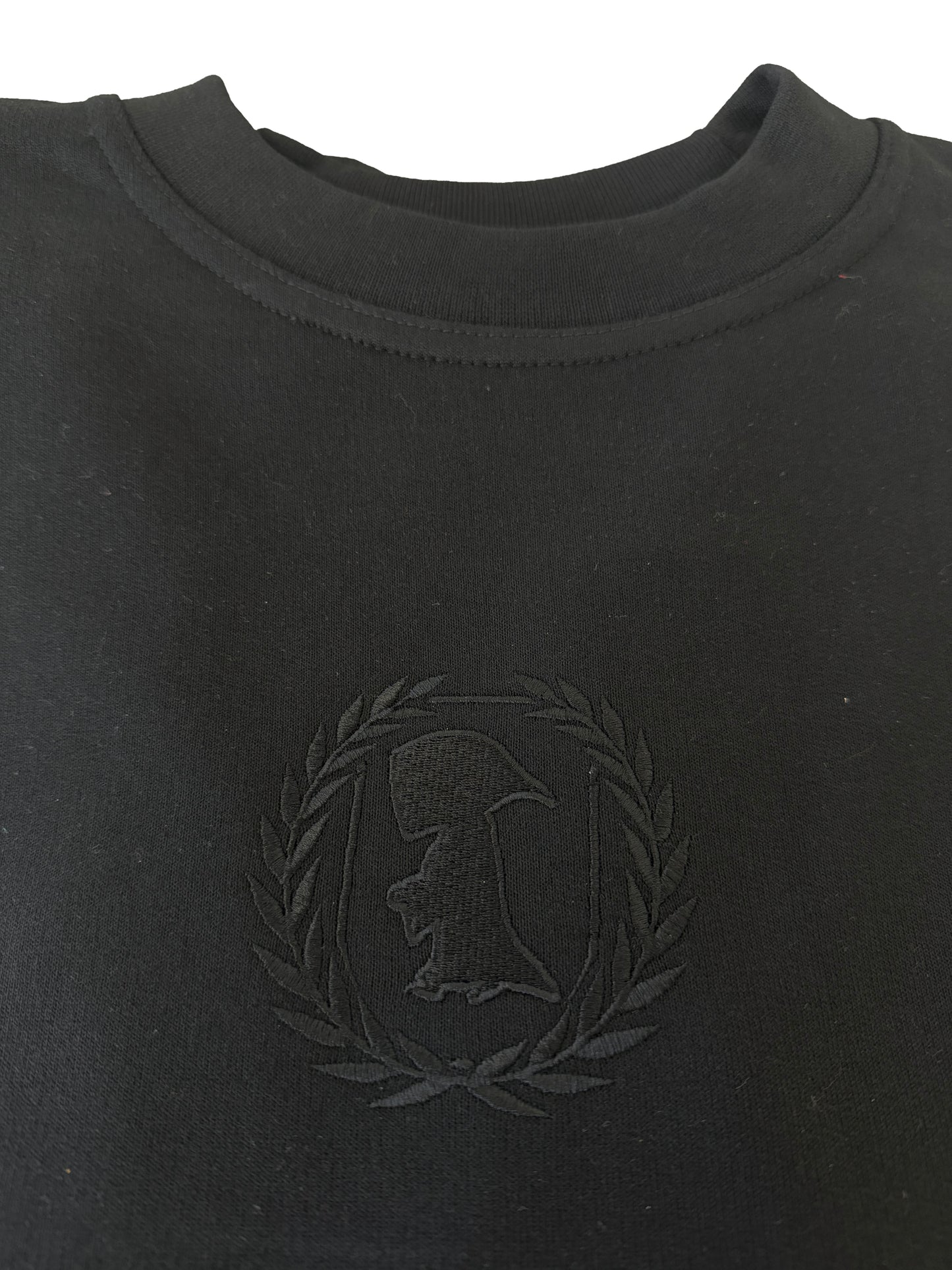 Sweatshirt bestickt Ton-in-Ton