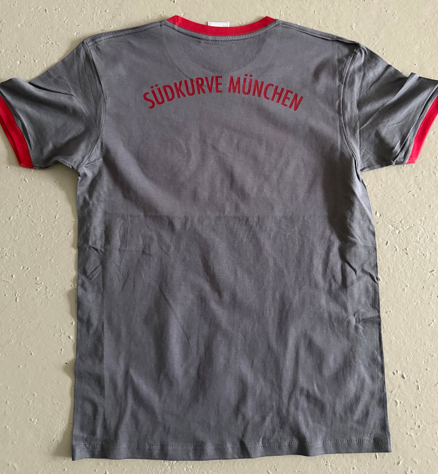 T-Shirt „Retro-Trikot Anthrazit“