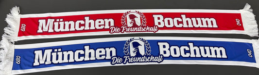 Seidenschal „München - Bochum“