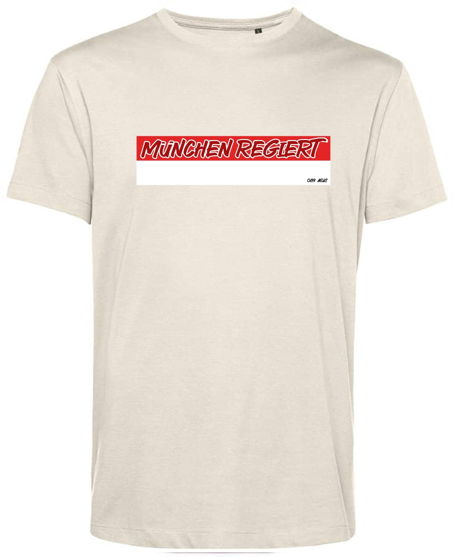 T-Shirt „München regiert (Streifen)“