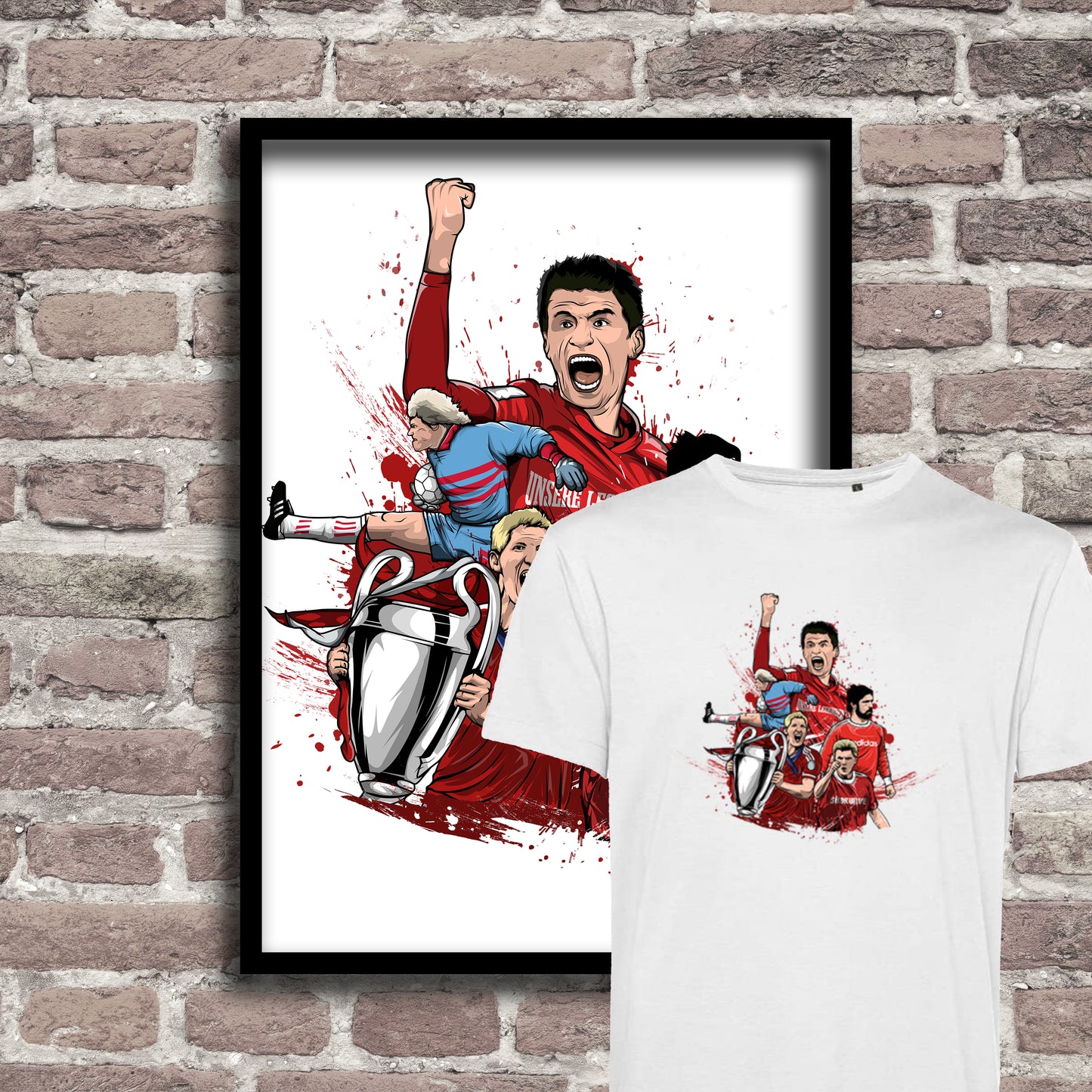 Bundle T-Shirt & Kunstwerk "Legenden"